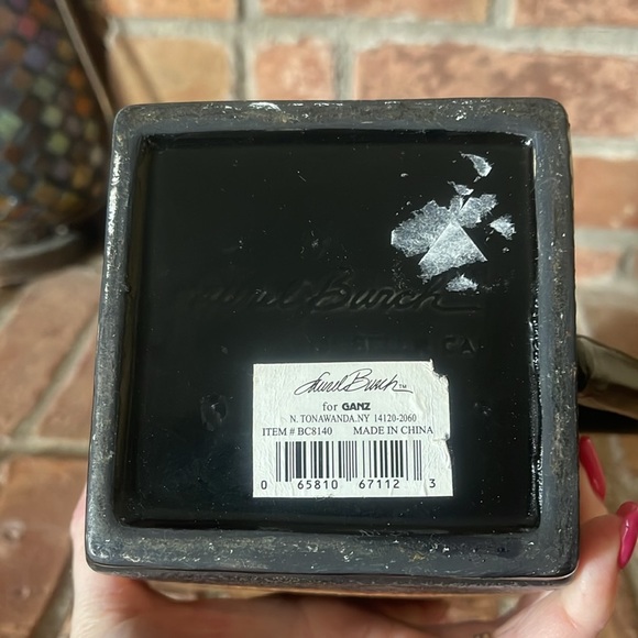 Laurel Burch Ganz Bella Casa Aztec Ceramic Stoneware Pitcher BC8140 - Picture 6 of 7